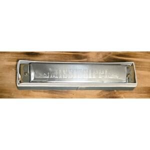 Vintage Mississippi Harmonica Co Regal (#96235) Silver Musical Instrument Music